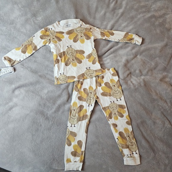 Carter's Other - Turkey Carters Pajama Set 4t Thanksgiving